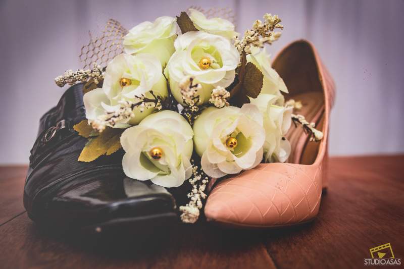 Sapatos dos noivos